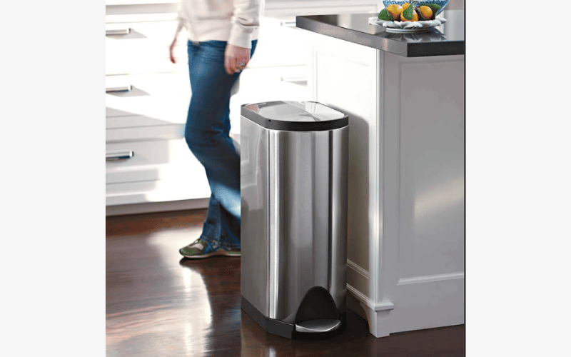 Thùng rác cánh bướm Simplehuman 40L 2 ngăn tái chế