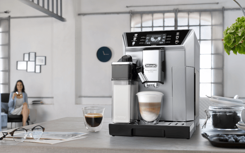Máy pha cà phê tự động De’Longhi PrimaDonna