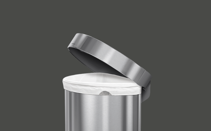 Thùng rác bán nguyệt Simplehuman 6L nội địa Đức cao cấp