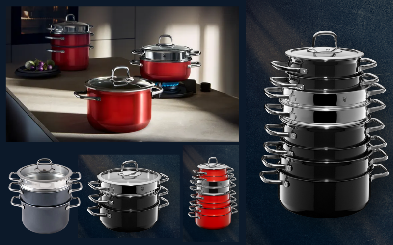 Bộ nồi WMF Fusiontec Compact nhiều màu