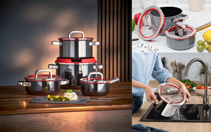Bộ nồi WMF Fusiontec Functional nhiều màu