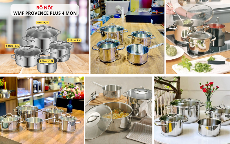 Bộ nồi WMF Provence Plus nội địa Đức cao cấp