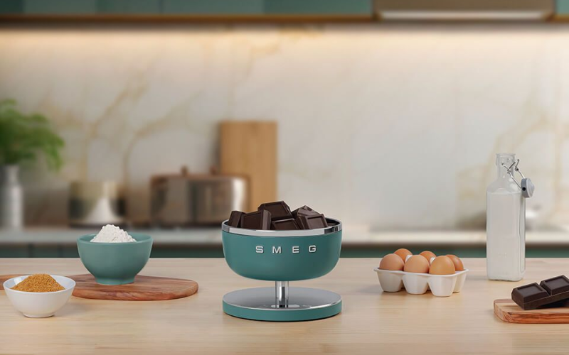 Cân SMEG nhỏ gọn, tiện dụng – lý tưởng để làm bánh và nấu ăn chính xác