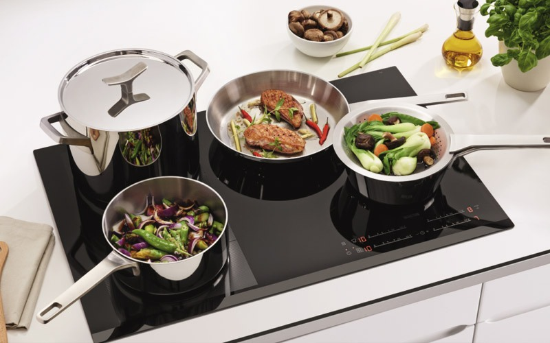 Chảo chống dính FISSLER Cenit 28 cm màu đỏ made in Italya