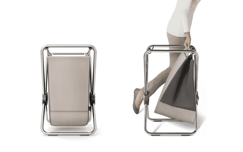 Giỏ vải polyester của Simplehuman tháo rời dễ dàng, chống mốc, nhẹ và tiện vệ sinh