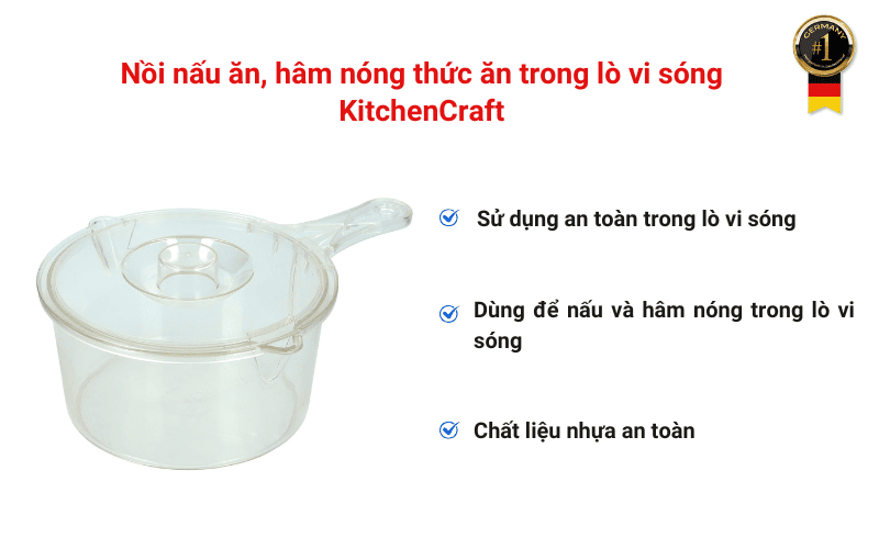 Những ưu điểm của Nồi nấu ăn KitchenCraft