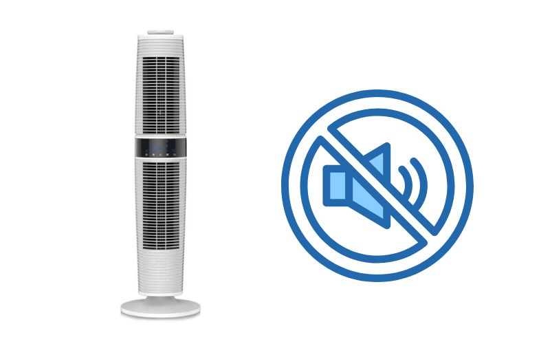 Quạt tháp Unold Super Air Smart Turmventilator 360 màu trắng/đen
