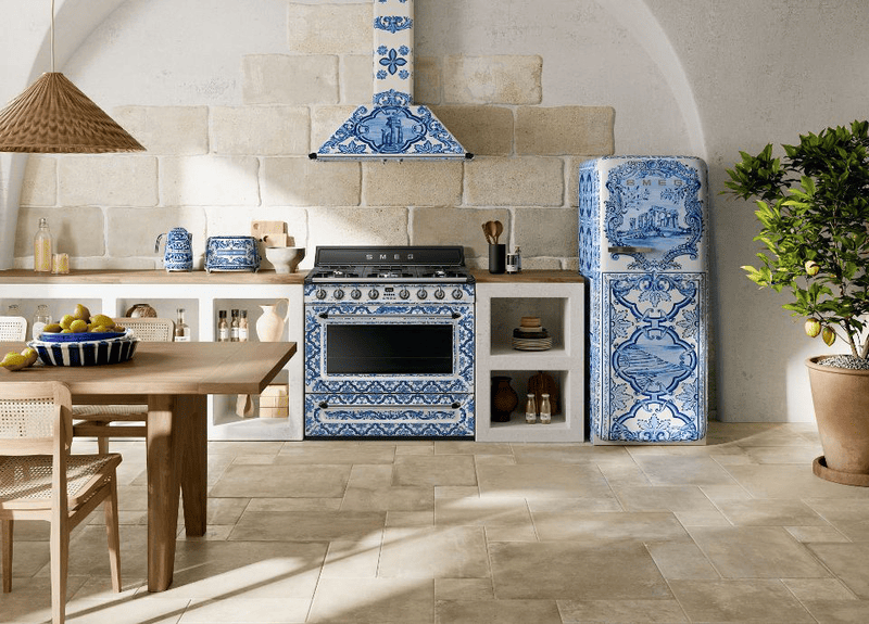 Bộ sưu tập SMEG x D&G trong căn bếp – kết hợp giữa công nghệ Ý và nghệ thuật thời trang