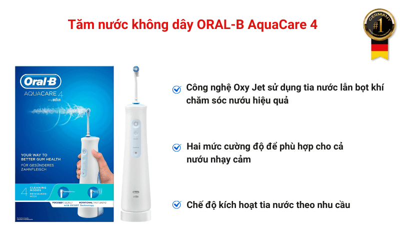 ORALB IDROPULSORE AQUACARE 4