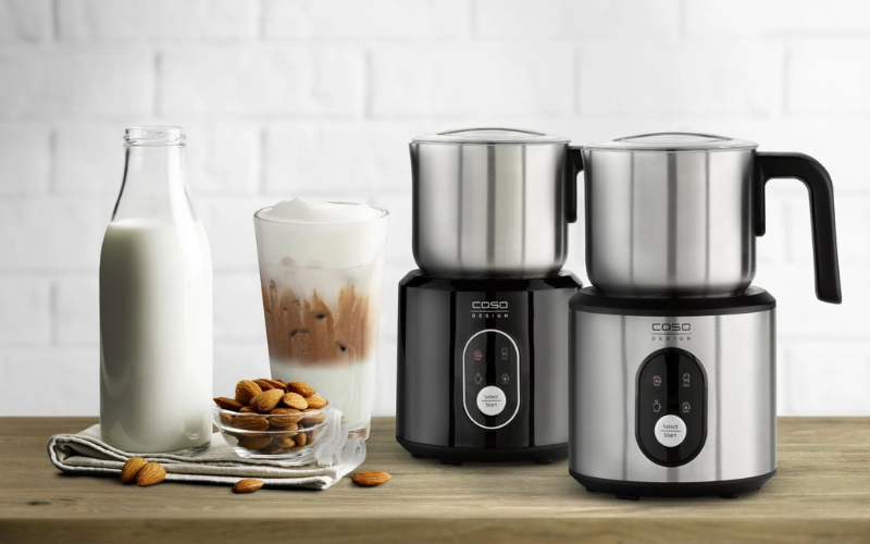 Máy Tạo Bọt Sữa Caso Crema & Choco Inox 1666 nội địa Đức