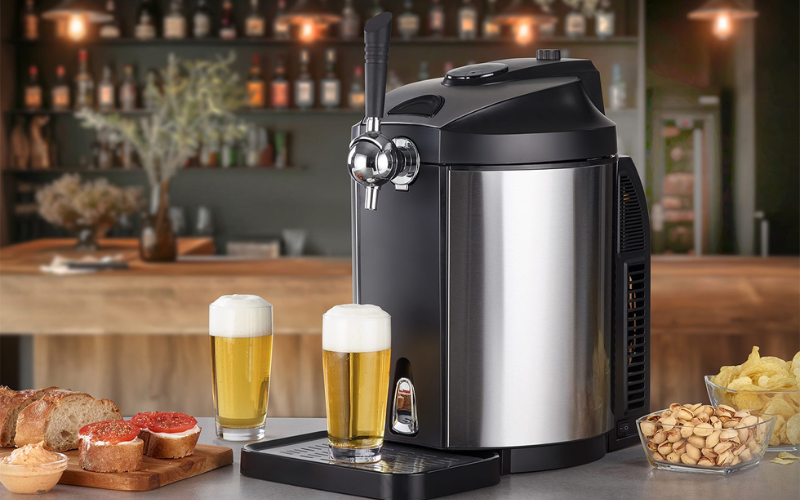 Máy rót bia kiêm giữ lạnh Caso Beer Master nội địa Đức