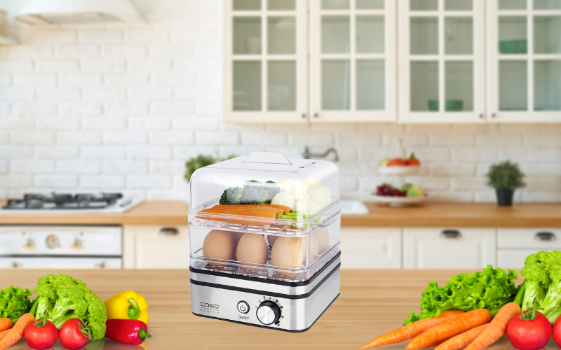 Nồi hấp điện Caso nội địa Đức