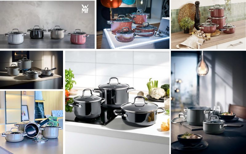Bộ nồi WMF Fusiontec Mineral nhiều màu nội địa Đức chính hãng