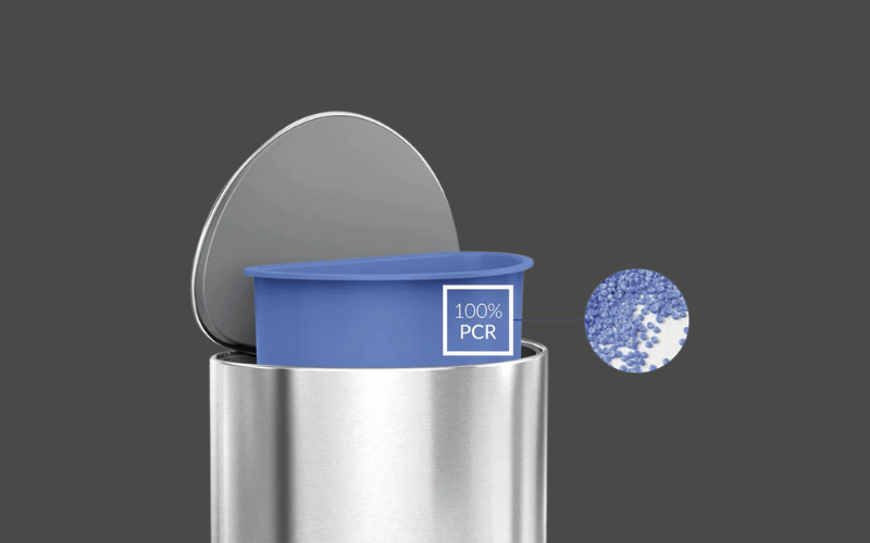 Thùng rác bán nguyệt Simplehuman 6L nội địa Đức cao cấp