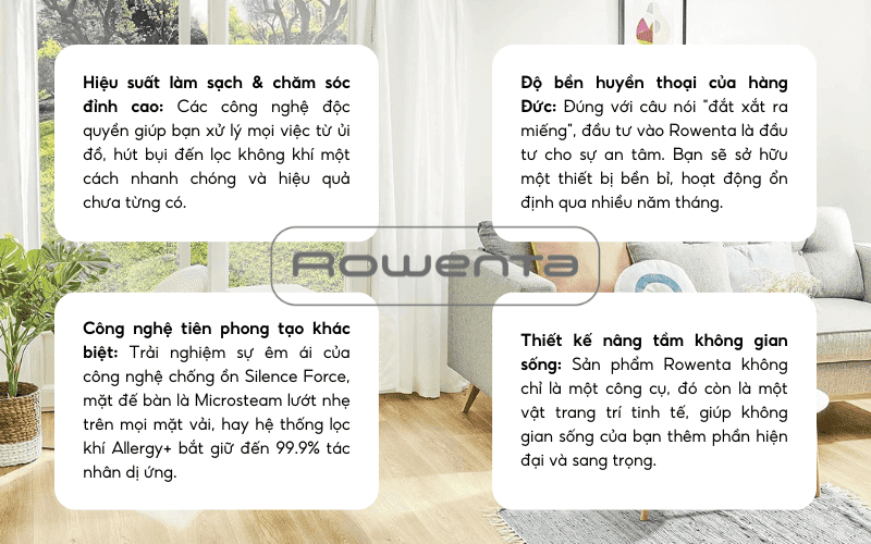 Những lí do vì sao thương hiệu Rowenta nổi tiếng toàn cầu