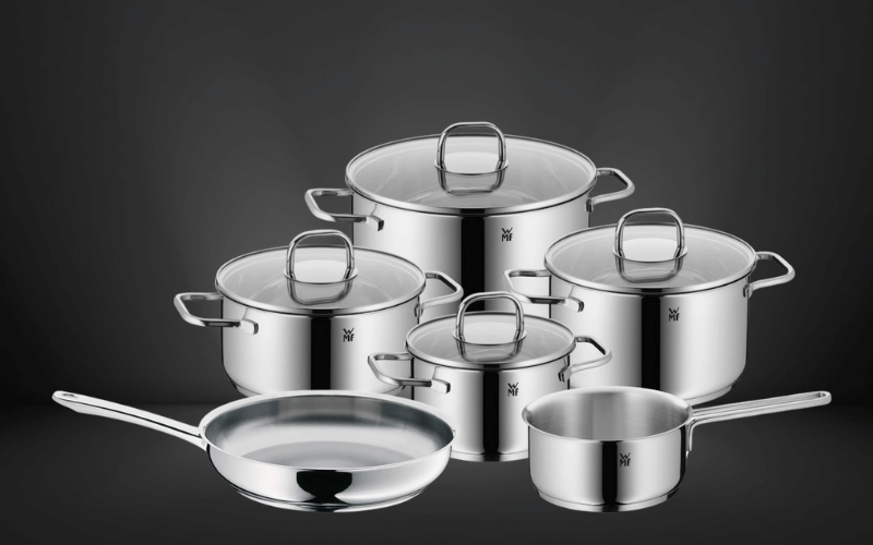 WMF Inspiration 6 món kèm quánh và chảo thép 28cm