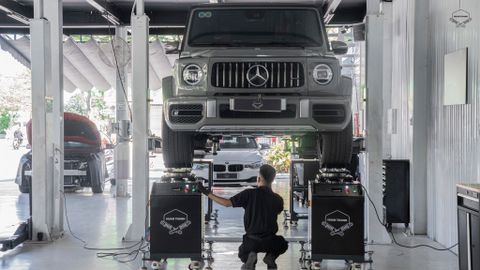 MÁY KIỂM TRA GẦM: KIỂM TRA KHUNG GẦM BẰNG MÁY TẠO GIAO ĐỘNG