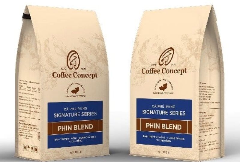 Cà phê rang Phin Blend của Coffee Concept