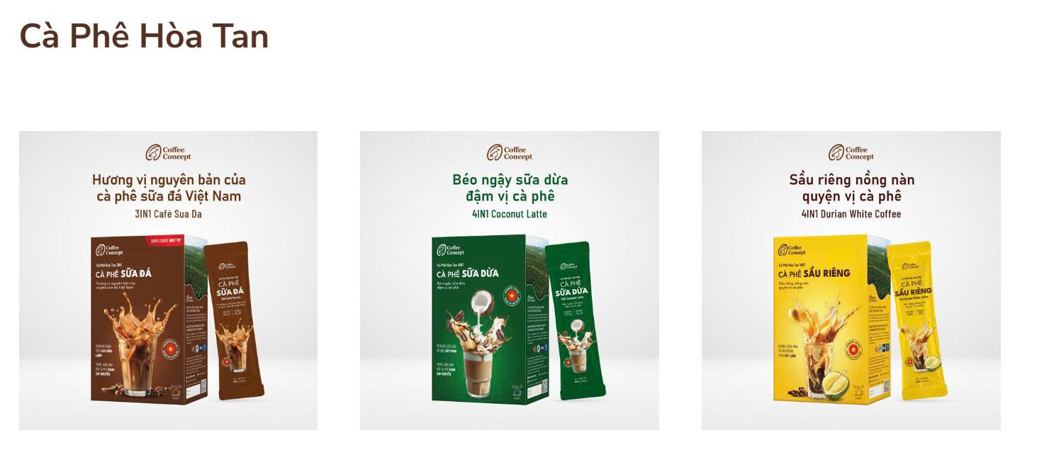 Coffee Concept – Cung cấp cả hai lựa chọn chất lượng