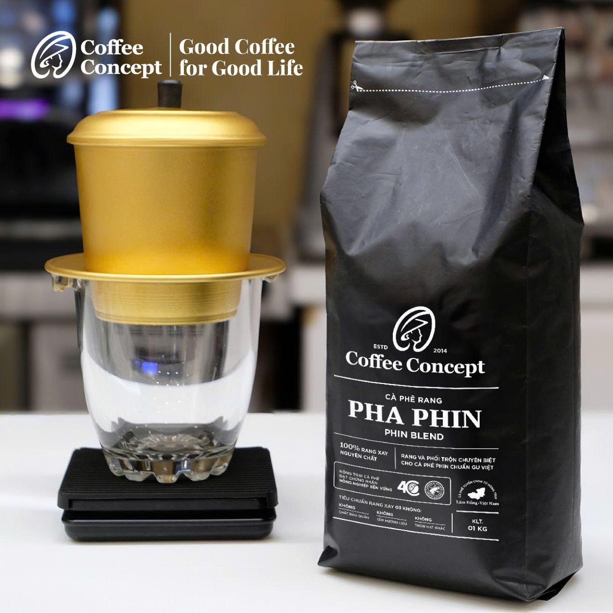 Rang xay & đóng gói theo chuẩn quốc tế: