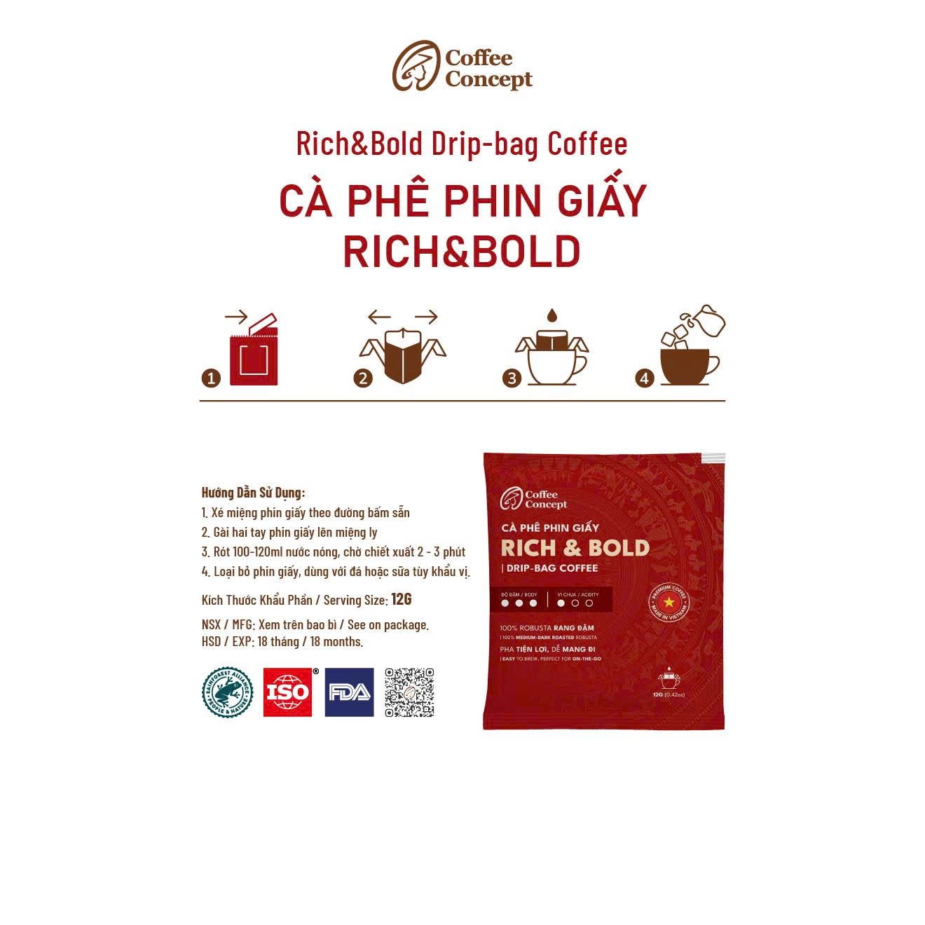 Coffee Concept – Thương hiệu cà phê phin giấy theo định hướng “xanh”