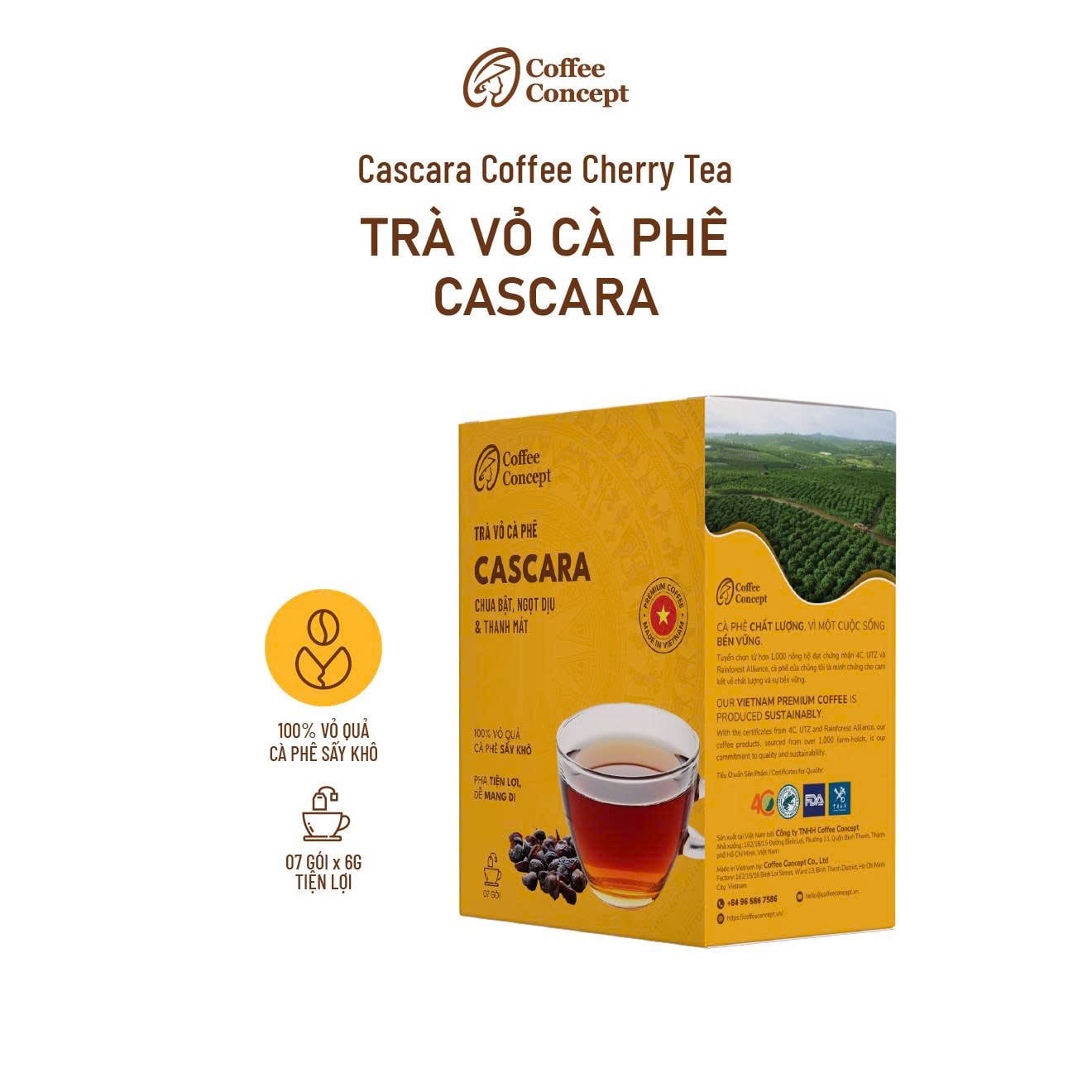 Trà Vỏ Cà Phê Cascara – Cascara Coffee Cherry Tea