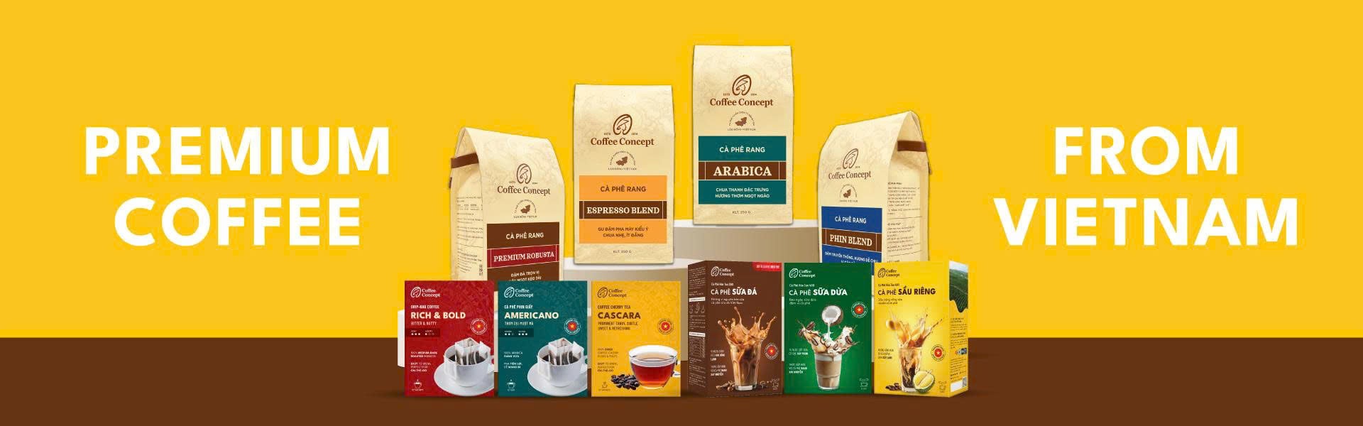 Coffee Concept – Đối tác rang cà phê theo yêu cầu uy tín