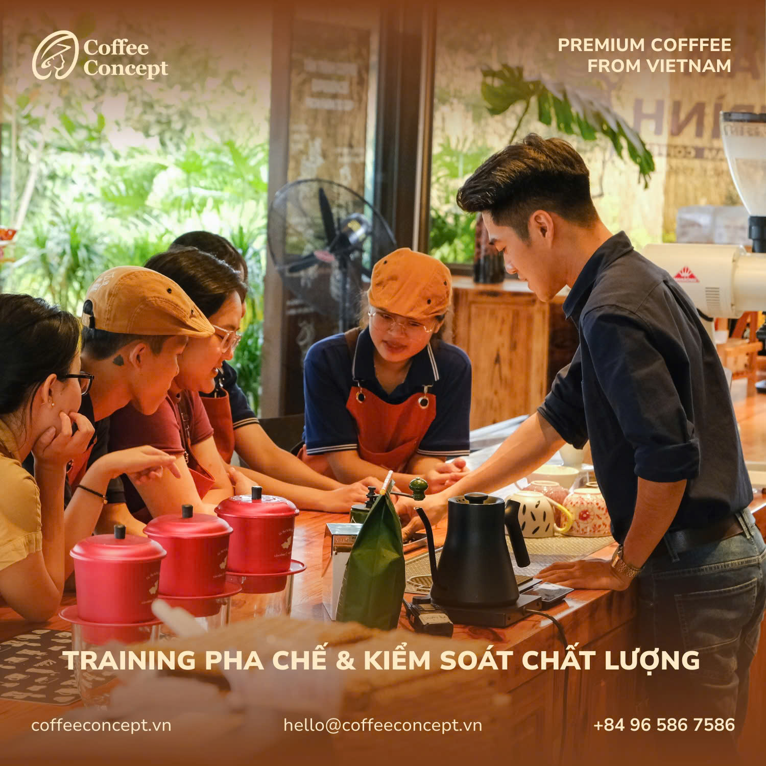 Coffee Concept – Đồng hành cùng chất lượng “vị sạch, hậu ngọt”