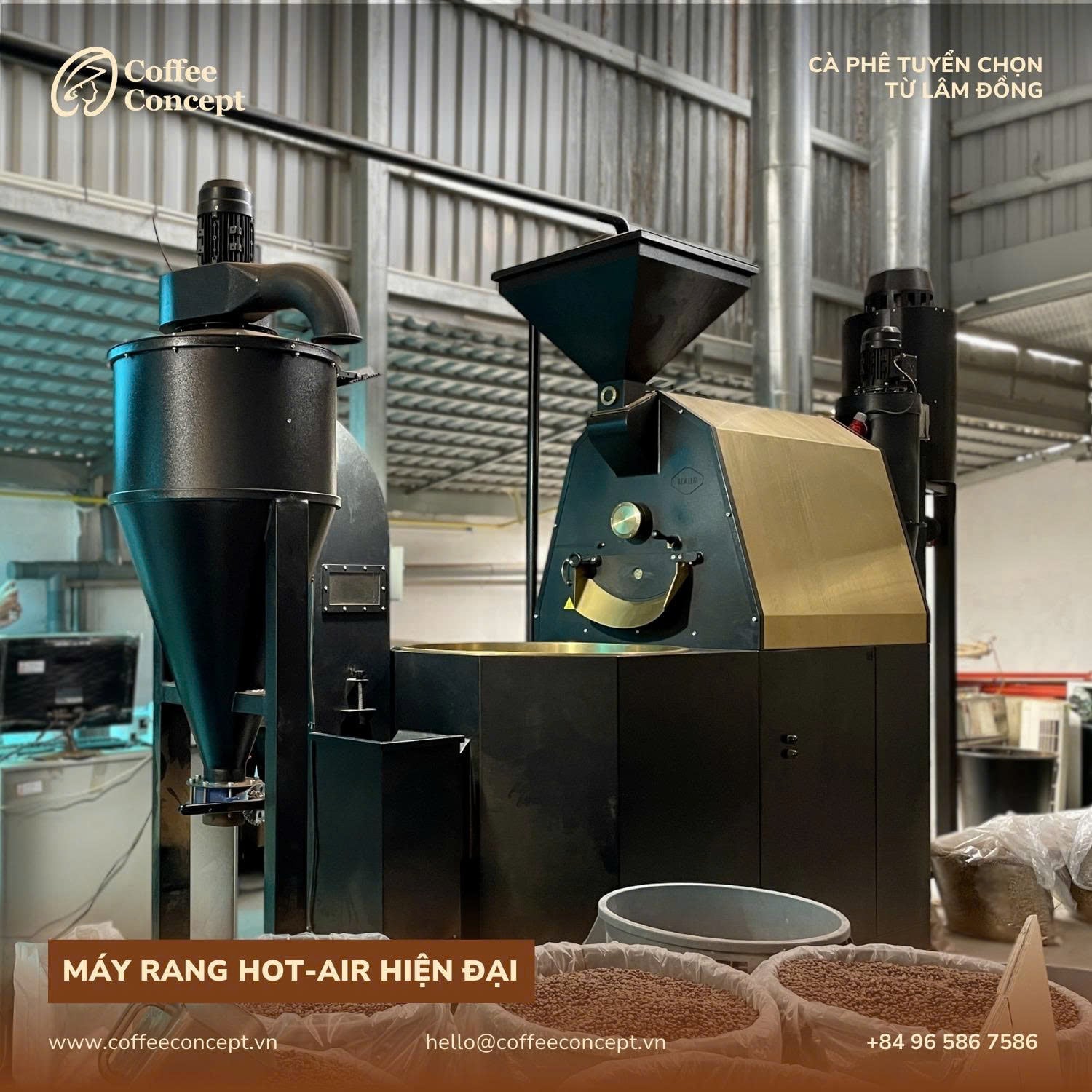 Coffee Concept – Đối tác rang cà phê theo yêu cầu uy tín
