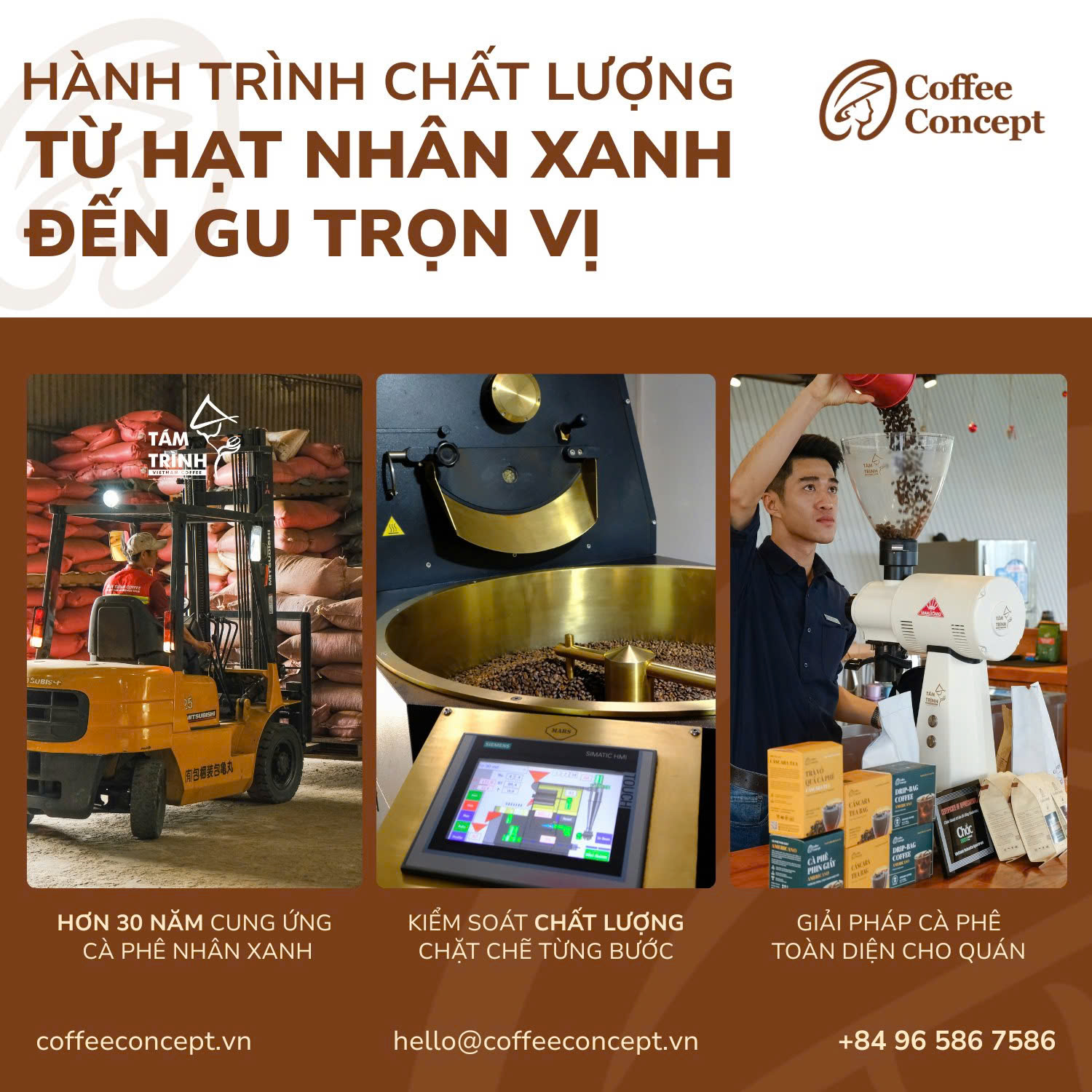 Coffee Concept – Đồng hành cùng xu hướng cà phê tương lai