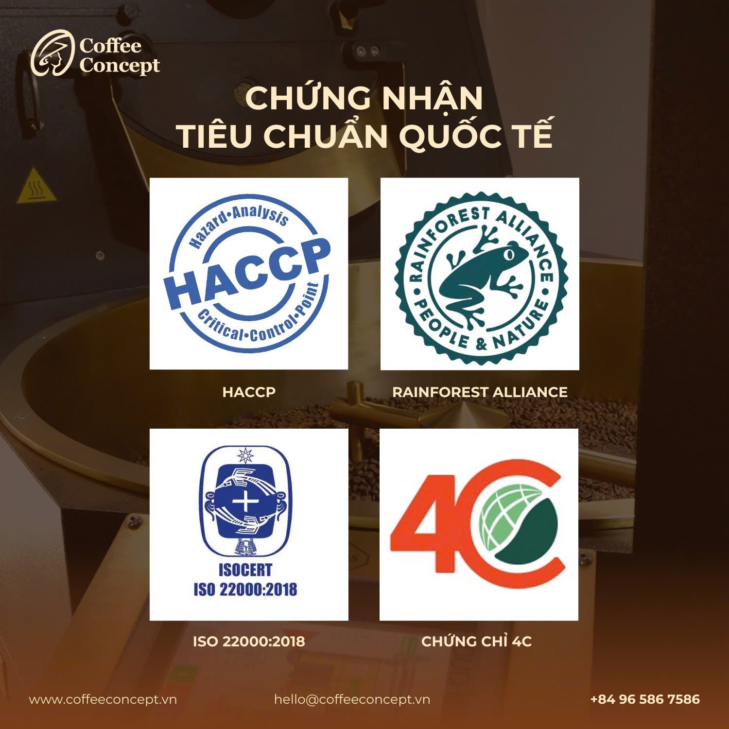 Tiêu chí lựa chọn xưởng rang cà phê rang xay uy tín