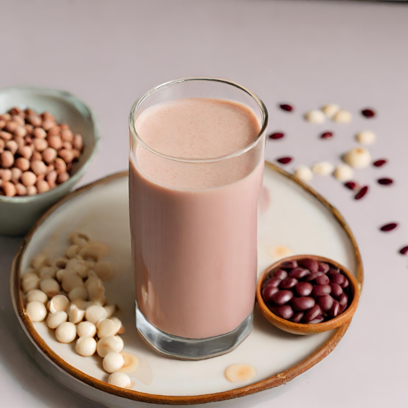 4 Bước Làm Sữa Đậu Đỏ Bằng Máy Làm Sữa Hạt