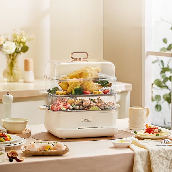 Cách Hấp Gà Nguyên Con Bằng Nồi Hấp Bear Thơm Ngon, Chín Đều