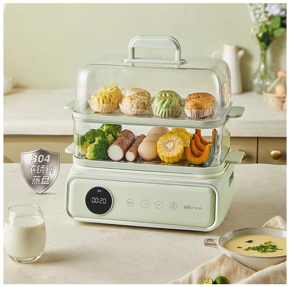 Hướng Dẫn Sử Dụng Nồi Hấp Bear Để Hấp Rau Củ Giữ Nguyên Dinh Dưỡng