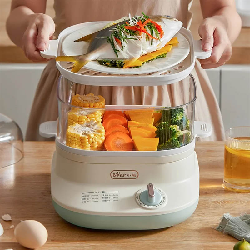 Những Ưu Điểm Nổi Bật Của Nồi Hấp Bear So Với Nồi Hấp Truyền Thống