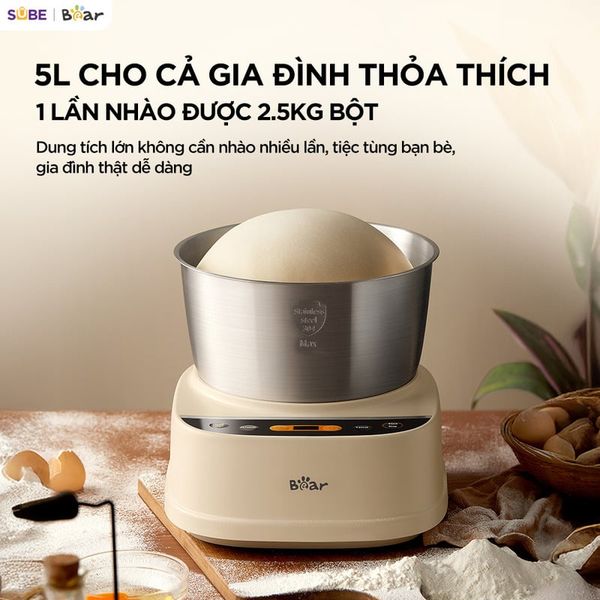 1. Dung tích lớn 5L - Phù hợp gia đình và tiệc tùng