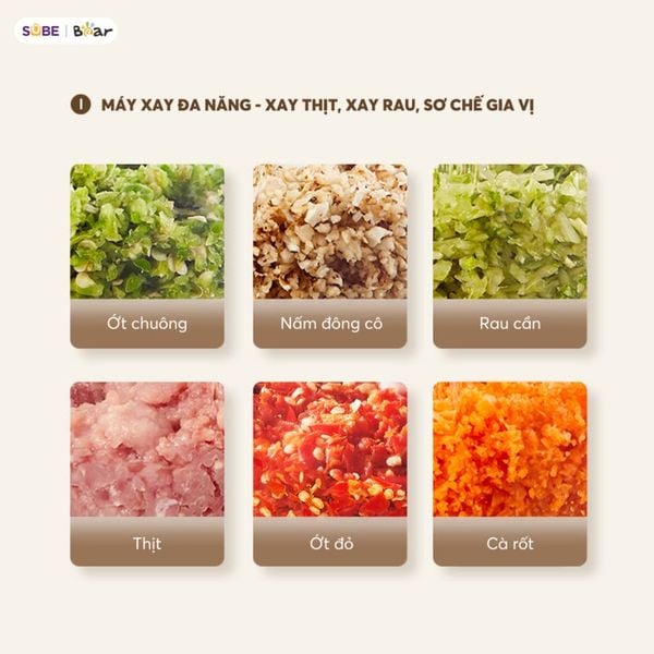 2. Xay đa năng - Phù hợp mọi loại nguyên liệu