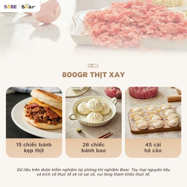 3. Đa năng - Xay đa dạng nguyên liệu