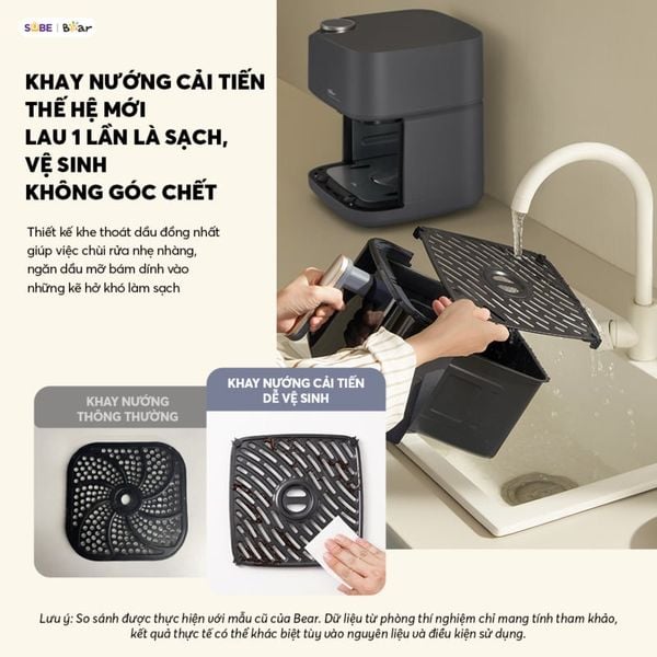 5. Khay lọc dầu tổ ong tháo rời