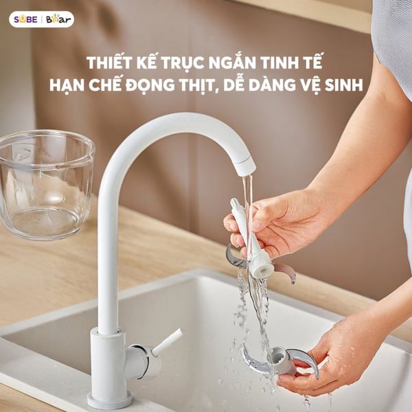 6. Dễ tháo lắp, vệ sinh tiện lợi