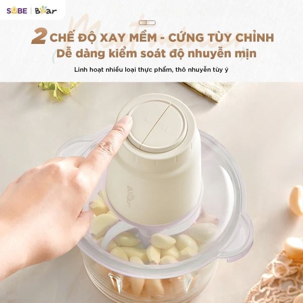 6. Hai tốc độ xay - Linh hoạt theo nhu cầu