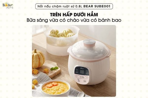nồi nấu chậm Bear 0.8L SUBE001