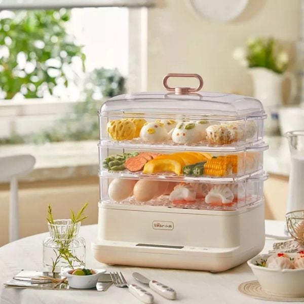 Nồi hấp 3 tầng Bear SB-NH12L