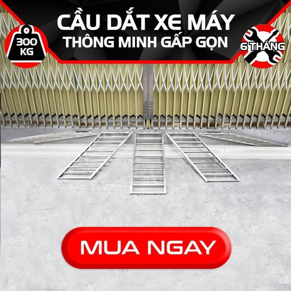 1 số điểm ưu việt của cầu xe gấp gọn MDTech bạn chưa biết !