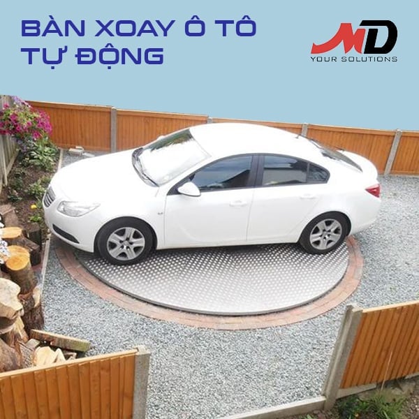 Bàn xoay ô tô tự động cài đặt góc theo yêu cầu
