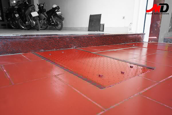 Thiết kế cầu xe ô tô, cầu ô tô tự động vào nhà giá rẻ