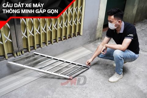 5 lưu ý khi lắp thang dắt xe máy thông minh