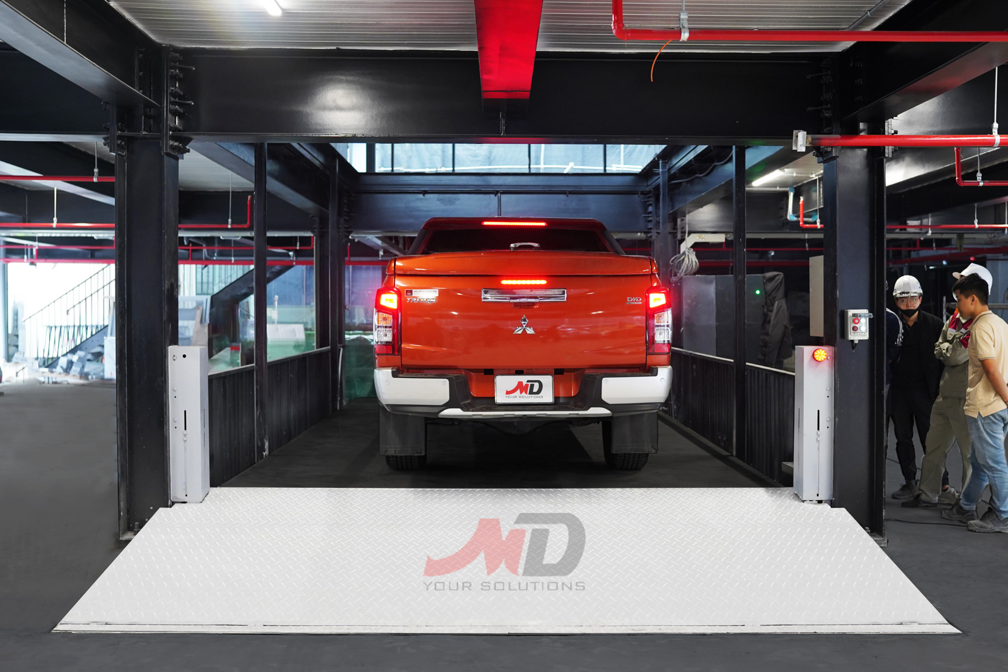 Dự án Cầu dốc ô tô thủy lực tại số 02 Liêu Giai