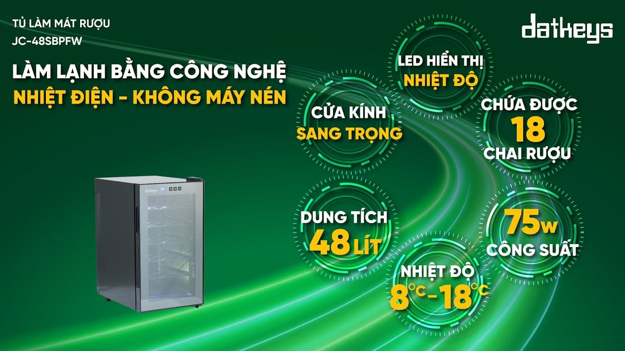 Hướng dẫn lắp đặt tủ làm mát rượu vang hiệu Datkeys tại nhà