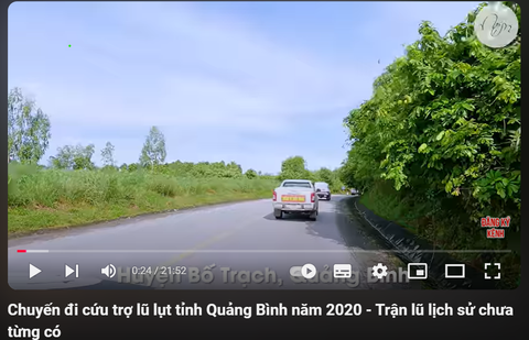 Ủng hộ 200 phần thuốc hỗ trợ đồng bào bị lũ lụt Huyện Bố Trạch - tỉnh Quảng Bình - Trận lụt năm 2020